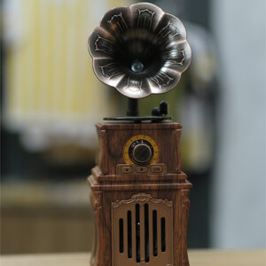 Nostalji Serisi Gramofon Bluetooth Hoparlör