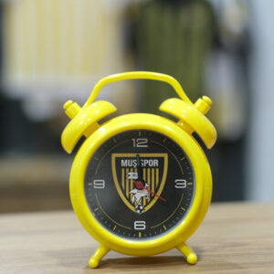 Nostaljik Masa Saati Sarı ve Siyah